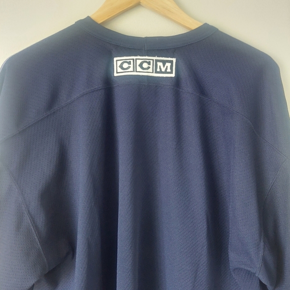 CCM Oilers Jersey, Official Licensed NHL Center Ice, Blank Back, Size XL - Picture 9 of 14